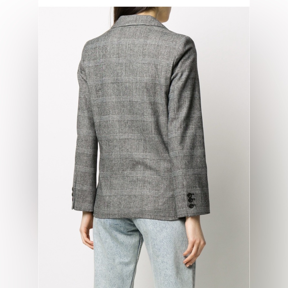Isabel Marant Checkered Single Button Blazer - image 3
